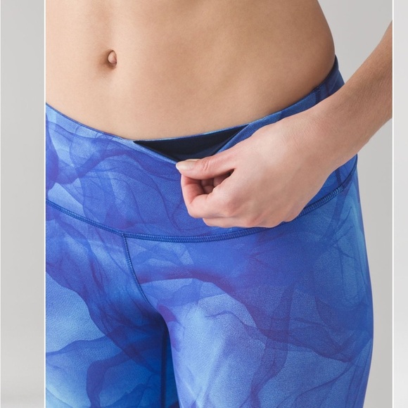 - Lululemon Women's Wunder Under Pant III Midnight Tulle Multi High Rise… - Picture 4 of 8